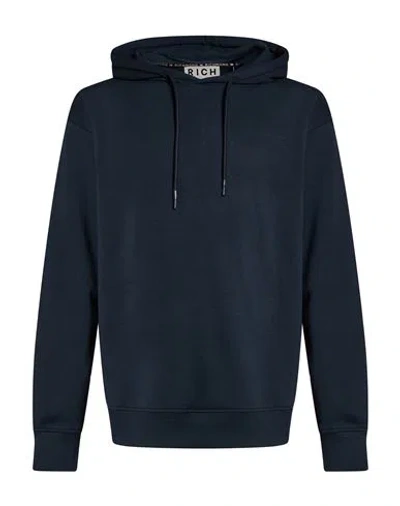 Richmond X Man Sweatshirt Midnight Blue Size L Cotton, Polyester