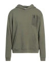 Richmond X Man Sweatshirt Military Green Size L Cotton, Polyester