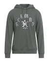 Richmond X Man Sweatshirt Military Green Size Xl Cotton, Polyester In Green