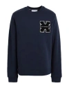 Richmond X Man Sweatshirt Navy Size L Cotton, Polyester In Blue