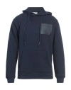Richmond X Man Sweatshirt Navy Size Xxl Cotton, Polyester In Blue