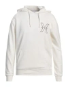 Richmond X Man Sweatshirt Off White Size Xxl Cotton, Elastane In Off White