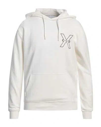 Richmond X Man Sweatshirt Off White Size Xxl Cotton, Elastane