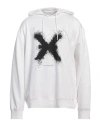 Richmond X Man Sweatshirt White Size 3xl Cotton, Polyester