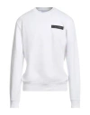 Richmond X Man Sweatshirt White Size L Cotton, Polyester