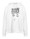 Richmond X Man Sweatshirt White Size Xl Cotton, Polyester In White