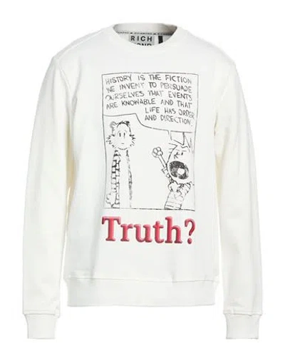 Richmond X Man Sweatshirt White Size Xxl Cotton