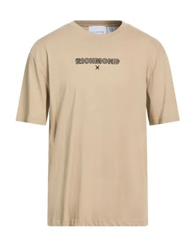 Richmond X Man T-shirt Beige Size Xl Cotton In Neutral