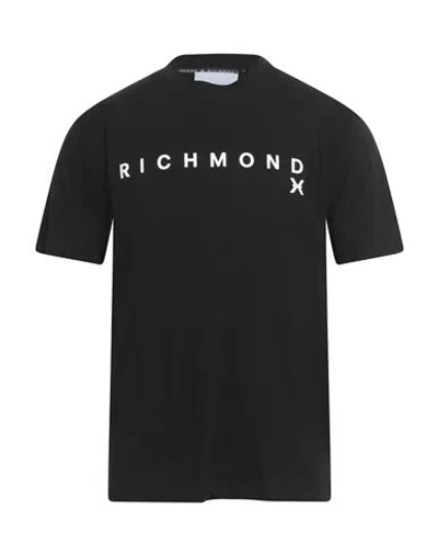 Richmond X Man T-shirt Black Size M Cotton