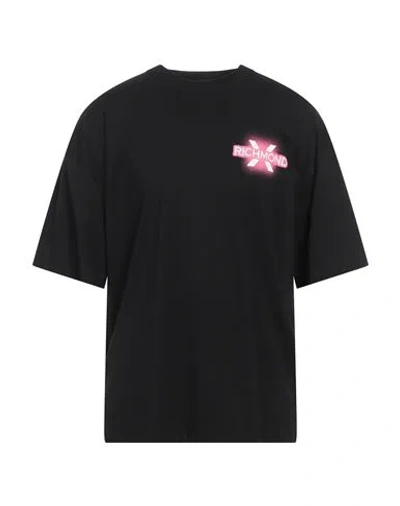 Richmond X Man T-shirt Black Size Xl Cotton