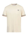 Richmond X Man T-shirt Ivory Size L Pima Cotton In White