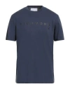 Richmond X Man T-shirt Navy Size Xl Cotton In Blue