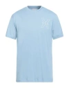 Richmond X Man T-shirt Pastel Blue Size Xl Cotton