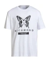 Richmond X Man T-shirt White Size Xl Cotton In White