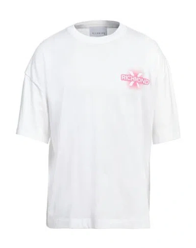 Richmond X Man T-shirt White Size Xl Cotton