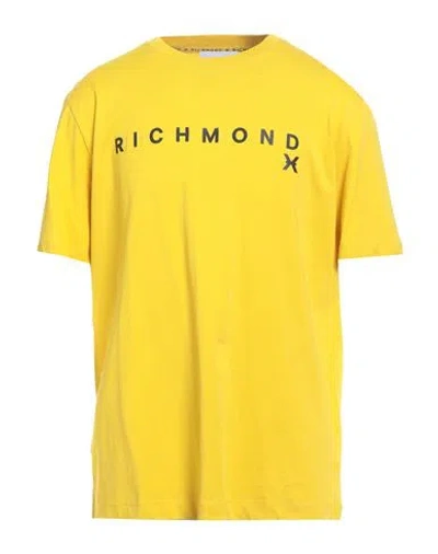 Richmond X Man T-shirt Yellow Size Xl Cotton