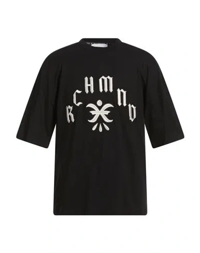 Richmond X Man T-shirt Black Size L Cotton