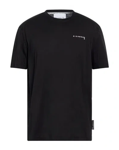 Richmond X Man T-shirt Black Size Xl Cotton