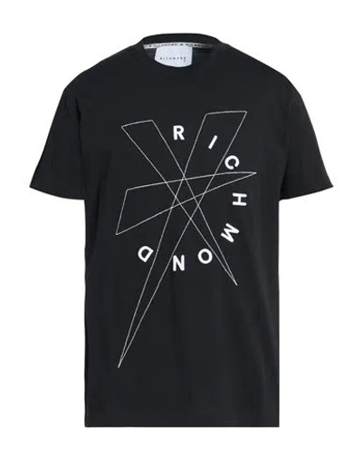 Richmond X Man T-shirt Black Size Xl Cotton