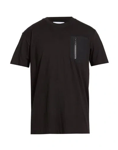Richmond X Man T-shirt Black Size Xl Cotton, Elastane