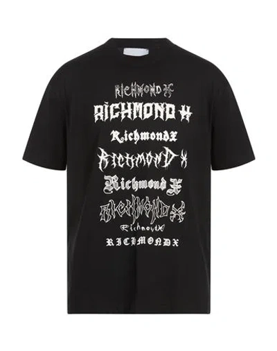Richmond X Man T-shirt Black Size Xxl Cotton