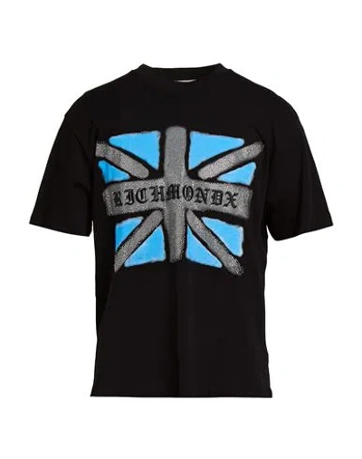 Richmond X Man T-shirt Black Size Xxl Cotton