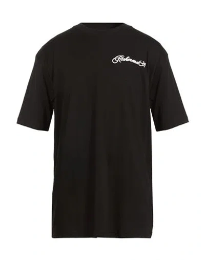 Richmond X Man T-shirt Black Size Xxl Pima Cotton