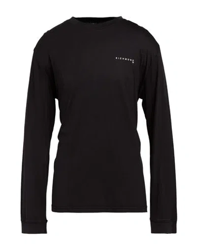 Richmond X Man T-shirt Charcoal Size Xxl Pima Cotton In Gray