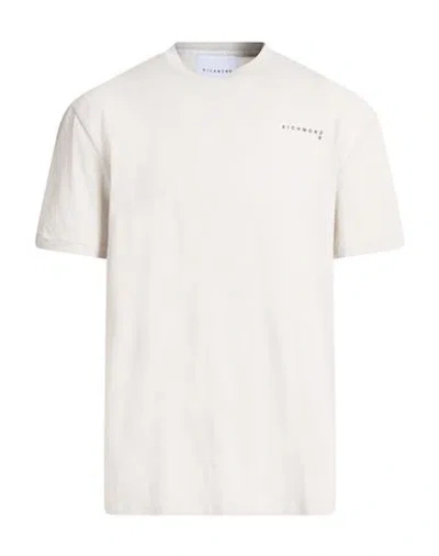 Richmond X Man T-shirt Grey Size L Cotton In Gray