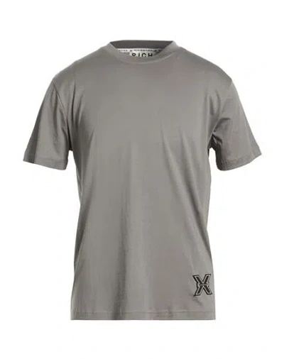 Richmond X Man T-shirt Grey Size S Pima Cotton In Gray
