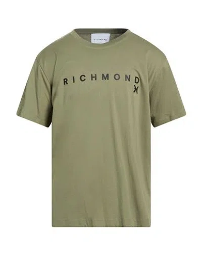 Richmond X Man T-shirt Military Green Size 3xl Cotton