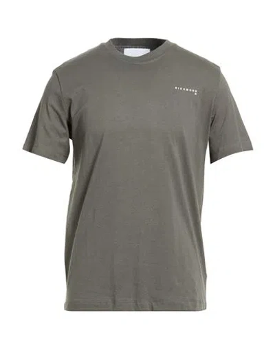 Richmond X Man T-shirt Military Green Size Xl Cotton