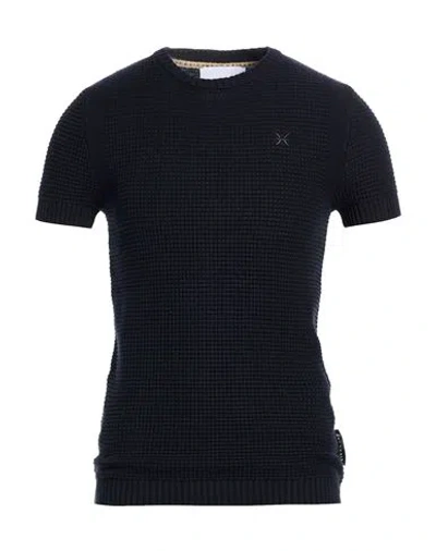 Richmond X Man T-shirt Navy Size Xxl Cotton In Black