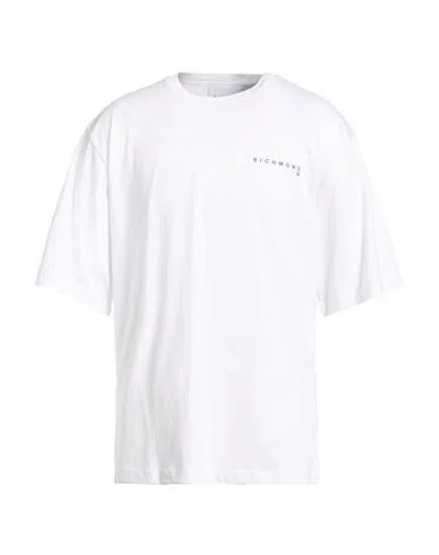 Richmond X Man T-shirt Off White Size L Cotton