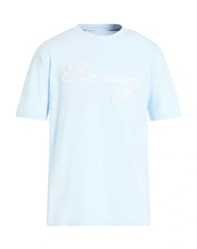 Richmond X Man T-shirt Sky Blue Size Xxl Cotton