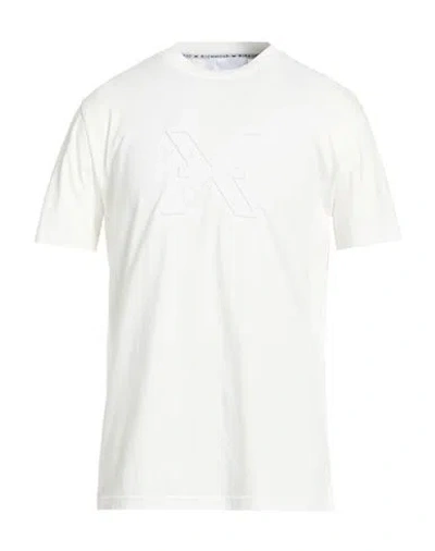 Richmond X Man T-shirt White Size L Cotton In Purple