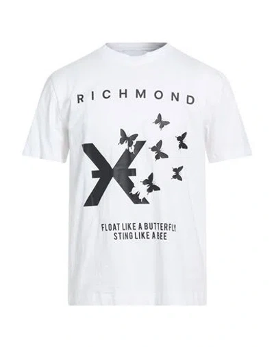 Richmond X Man T-shirt White Size M Cotton