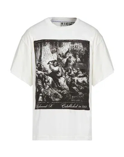 Richmond X Man T-shirt White Size M Pima Cotton