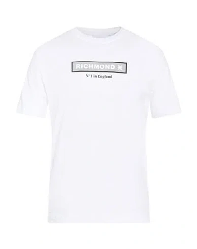 Richmond X Man T-shirt White Size Xl Cotton