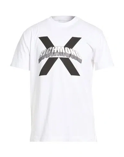 Richmond X Man T-shirt White Size Xl Cotton