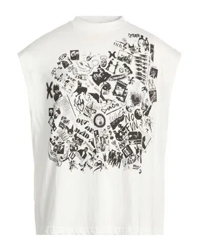 Richmond X Man T-shirt White Size Xxl Cotton