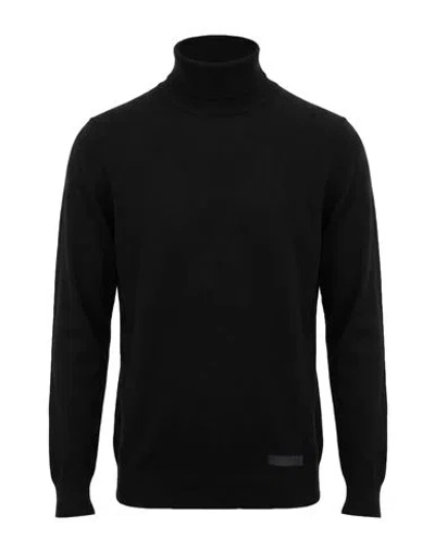 Richmond X Man Turtleneck Black Size S Merino Wool