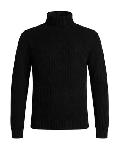 Richmond X Man Turtleneck Black Size S Nylon, Viscose, Wool, Cashmere