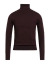 Richmond X Man Turtleneck Burgundy Size Xxl Viscose, Nylon