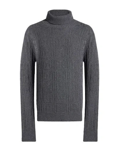 Richmond X Man Turtleneck Grey Size L Nylon, Viscose, Wool, Cashmere