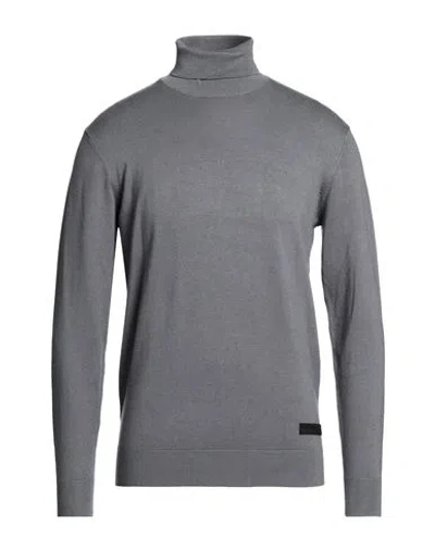 Richmond X Man Turtleneck Grey Size S Viscose, Nylon In Gray