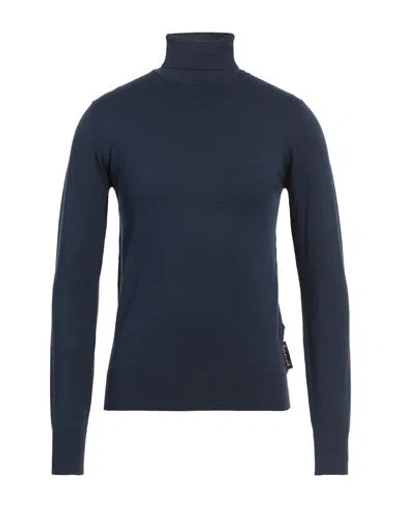 Richmond X Man Turtleneck Navy Size Xxl Viscose, Nylon