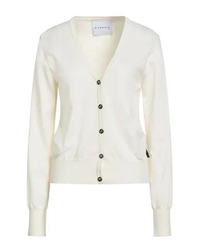 Richmond X Woman Cardigan Cream Size M Polyester, Nylon, Viscose In White