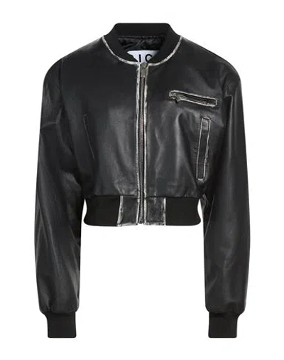 Richmond X Woman Jacket Black Size 8 Lambskin