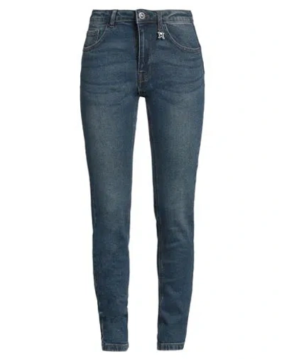 Richmond X Woman Jeans Blue Size 28 Cotton, Elastane